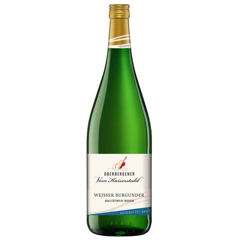 2023 Oberbergener Weißer Burgunder vom Kaiserstuhl trocken - 1,00 l 2023 Oberbergener Weißer Burgunder vom Kaiserstuhl trocken - 1,00 l